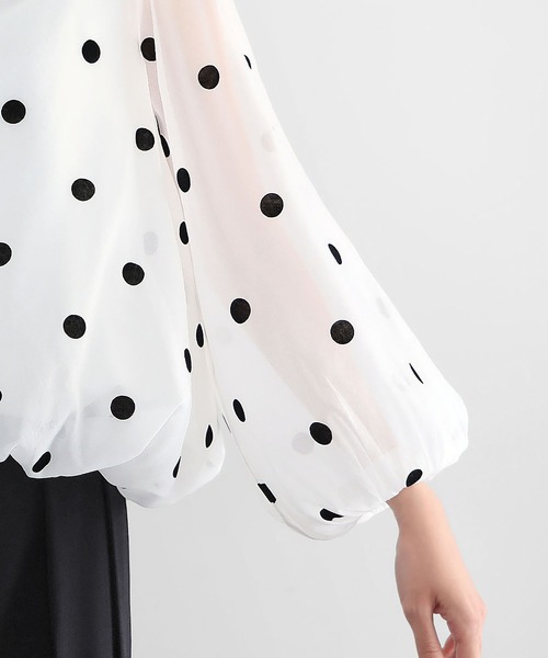 「ELFRANK」 長袖ブラウス FREE ブラック レディース_画像8