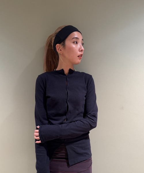 emmi tシャツ 「ONLINE限定カラーあり」2wayスラブ天竺カットソー