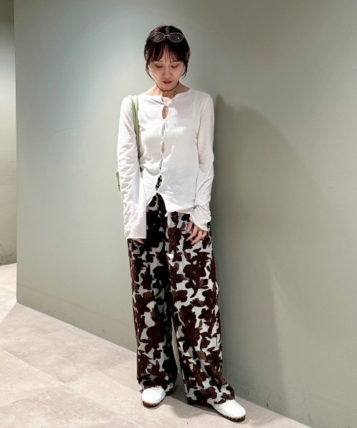 エミ　2wayスラブ天竺カットソー レディース　emmi 2点セット emmi tシャツ 「ONLINE限定カラーあり」2wayスラブ天竺カットソー