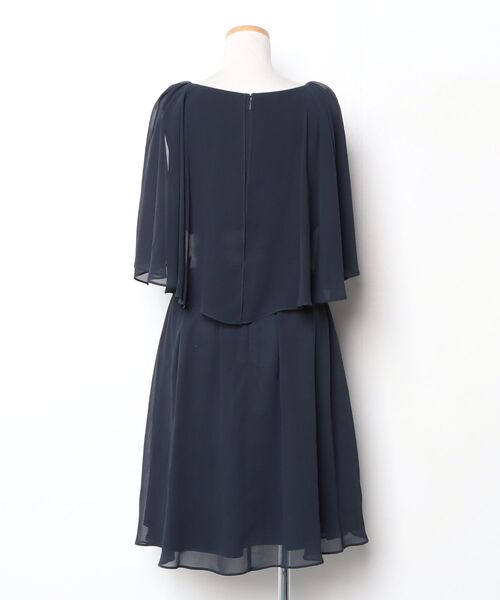 「Debut de Fiore」 ノースリーブワンピース MEDIUM ネイビー レディース_画像2