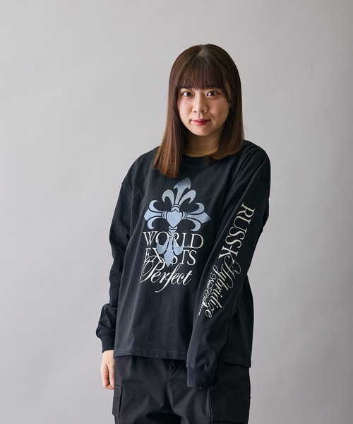 RUSSーK（ラスケー） tシャツ 「RUSS-K」別注 プリント 長袖Tシャツ