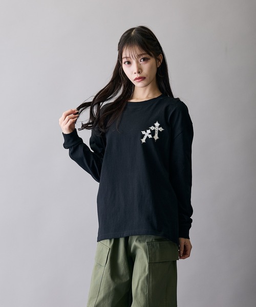 RUSSーK（ラスケー） tシャツ 「RUSS-K」別注 プリント 長袖Tシャツ