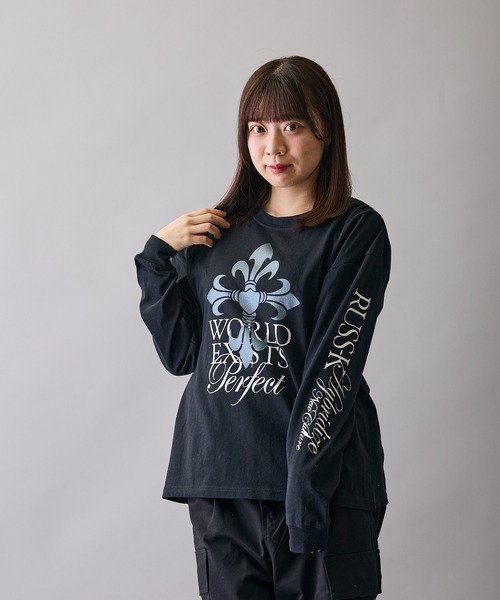 RUSSーK（ラスケー） tシャツ 「RUSS-K」別注 プリント 長袖Tシャツ