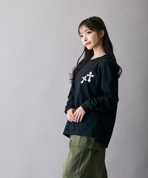 RUSSーK（ラスケー） tシャツ 「RUSS-K」別注 プリント 長袖Tシャツ