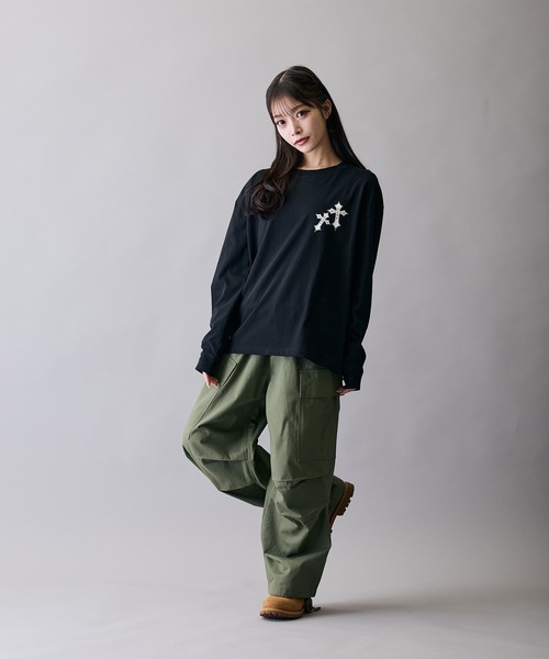 RUSSーK（ラスケー） tシャツ 「RUSS-K」別注 プリント 長袖Tシャツ