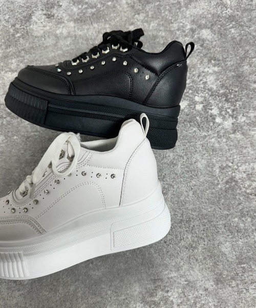 「Shoes in Closet」 ローカットスニーカー LL ブラック レディース_画像4