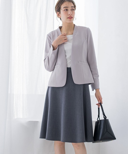 「ketty」 ノーカラージャケット L ネイビー レディース_画像8