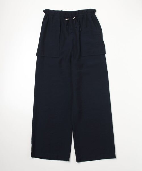 「SHIPS any」 イージーパンツ ONE SIZE ネイビー レディース_画像2