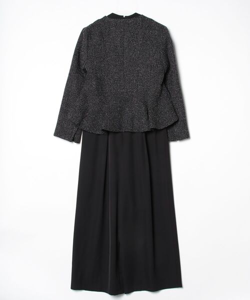 「RUIRUE BOUTIQUE」 ノーカラージャケット S ブラック レディースの画像