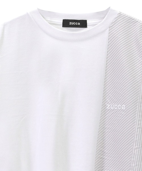 「ZUCCa」 半袖プルオーバー M size ベージュ メンズ