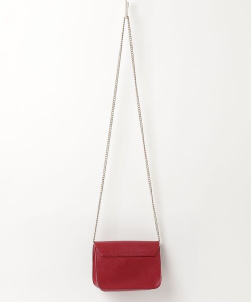 FURLA ショルダーバッグ　レッド　赤 中古・古着通販】FURLA (フルラ) ショルダーバッグ レッド｜ブランド