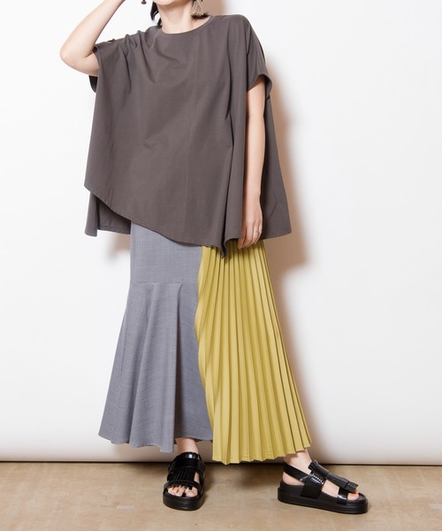 「OSMOSIS」 「loaf」フレアスカート ONE SIZE ブルー レディース_画像2