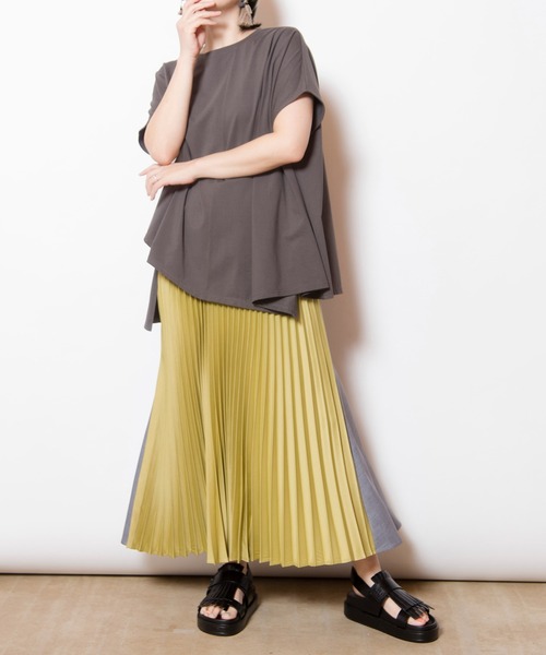 「OSMOSIS」 「loaf」フレアスカート ONE SIZE ブルー レディース_画像5