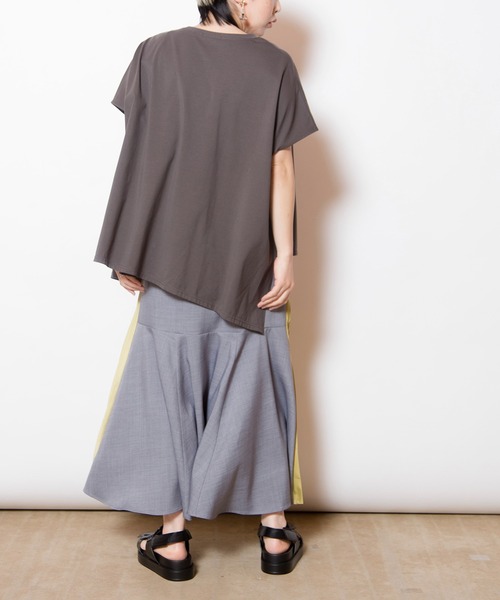「OSMOSIS」 「loaf」フレアスカート ONE SIZE ブルー レディース_画像6