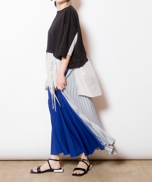 「OSMOSIS」 「loaf」フレアスカート ONE SIZE ブルー レディース_画像9