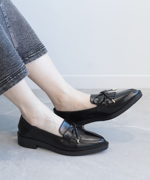 「shoes365」 「zuan da shu」シューズ 24.0cm ブラック レディース_画像9