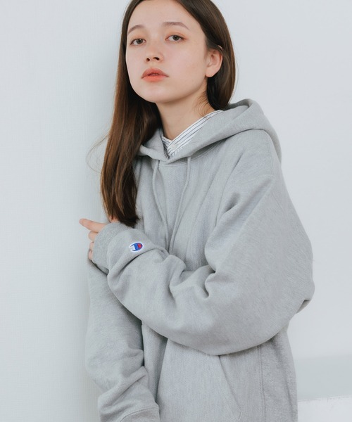 Champion（チャンピオン） プルオーバーパーカー M グレー メンズ 