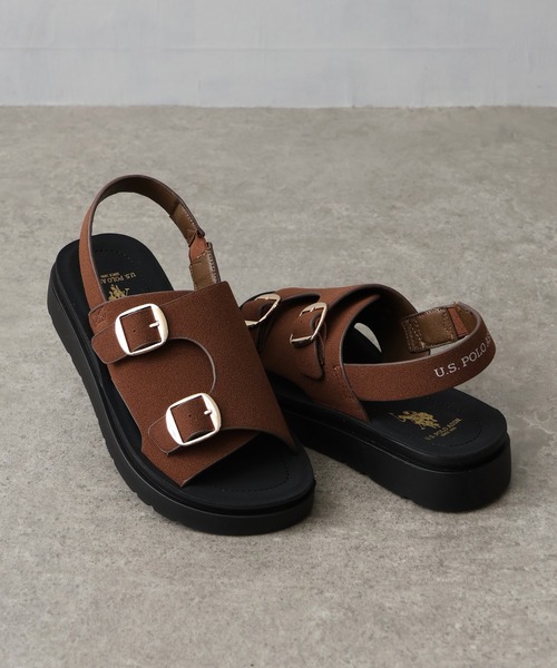 U.S. POLO ASSN.（ユーエスポロアッスン） 厚底 スポーツサンダル