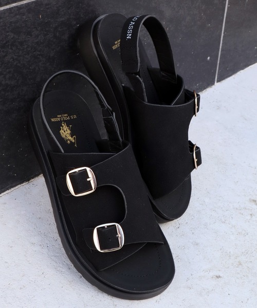 U.S. POLO ASSN.（ユーエスポロアッスン） 厚底 スポーツサンダル