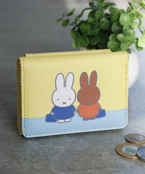 Miffy（ミッフィー） ミニ 財布 パスケース付三つ折財布 レディース
