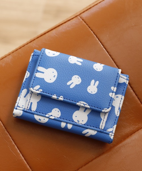 Miffy（ミッフィー） ミニ 財布 パスケース付三つ折財布 レディース