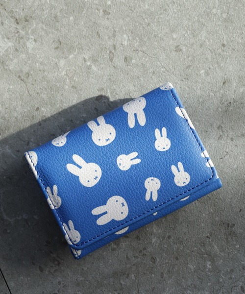 Miffy（ミッフィー） ミニ 財布 パスケース付三つ折財布 レディース