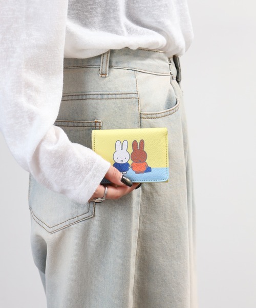 Miffy（ミッフィー） ミニ 財布 パスケース付三つ折財布 レディース