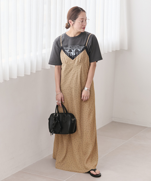 JOURNAL STANDARD☆ドットプリントキャミワンピース JOURNAL STANDARD（ジャーナルスタンダード） ワンピース ドット