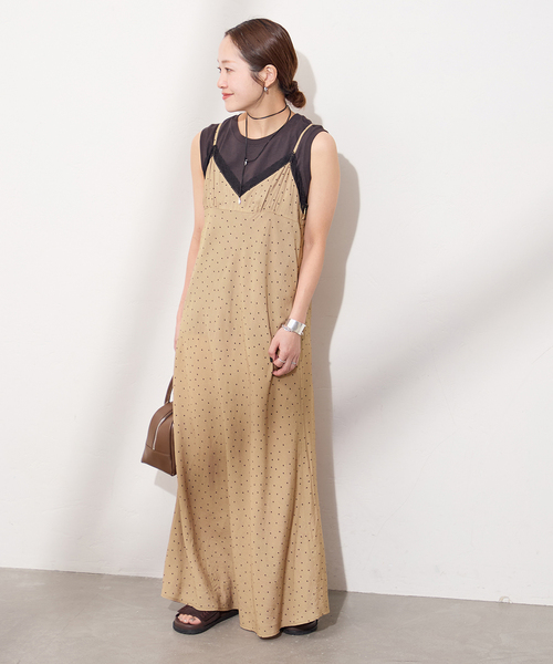 最終値下げ！美品【journal standard】キャミワンピース JOURNAL STANDARD（ジャーナルスタンダード） ワンピース ドット