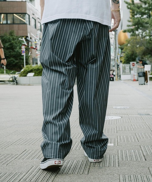 「Subciety」 スラックス X-LARGE ブラック メンズ_画像8