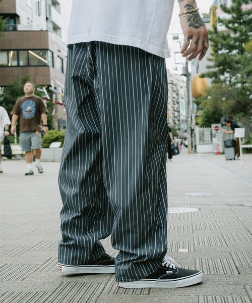 「Subciety」 スラックス X-LARGE ブラック メンズ_画像9