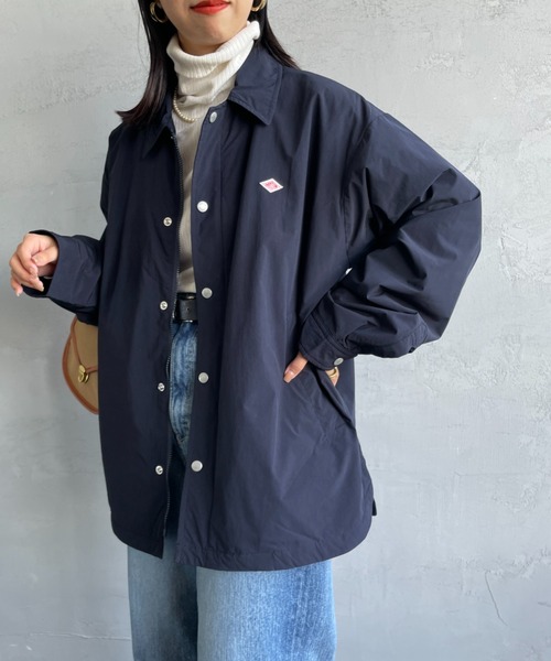 ダントン　フードコート　ネイビー40 Danton（ダントン） ジャケット 40 ネイビー レディース : ZOZOTOWN