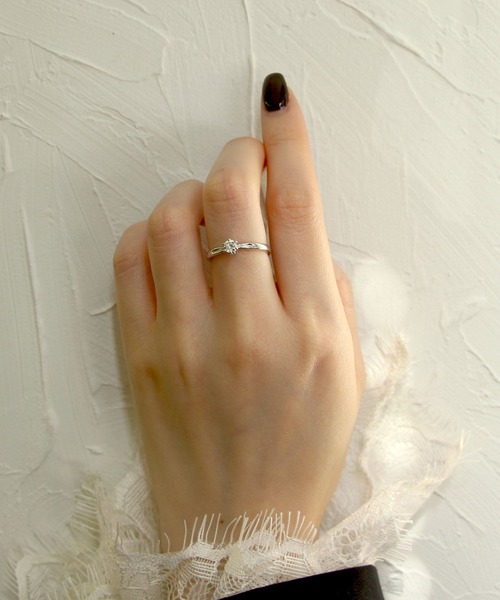 指輪 リング 「Pt900」ダイヤモンドリング　0.2ct up レディースの画像