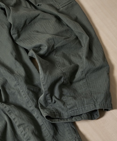 カーゴパンツ 「is-ness/イズネス」Herringbone 6-Pocket Pants メンズの画像