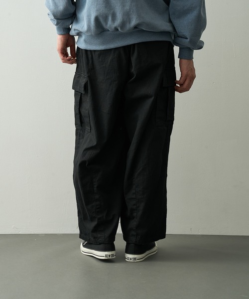 カーゴパンツ 「is-ness/イズネス」Herringbone 6-Pocket Pants メンズの画像