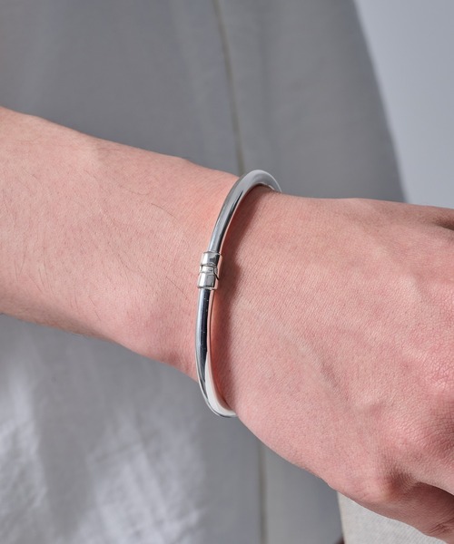 バングル 「MAISON CLUB」Double T Bangle Silver925 KUN メンズ レディースの画像