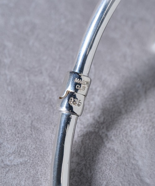 バングル 「MAISON CLUB」Double T Bangle Silver925 KUN メンズ レディースの画像