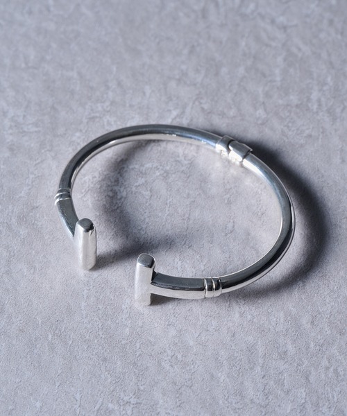 バングル 「MAISON CLUB」Double T Bangle Silver925 KUN メンズ レディースの画像