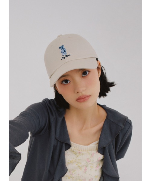 LILY BROWN（リリーブラウン） キャップ 帽子 Lily Bearエンブロイ