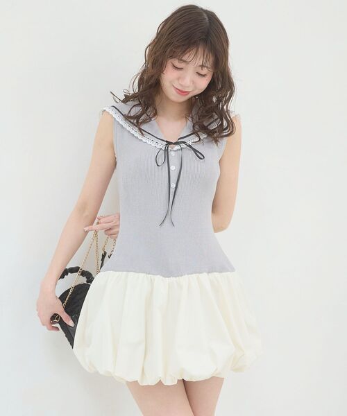 MAJESTIC LEGON（マジェスティックレゴン） ワンピース セーラーカラー