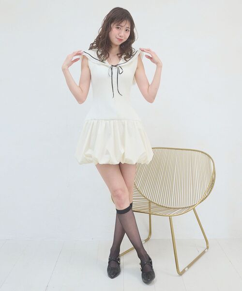 MAJESTIC LEGON（マジェスティックレゴン） ワンピース セーラーカラー