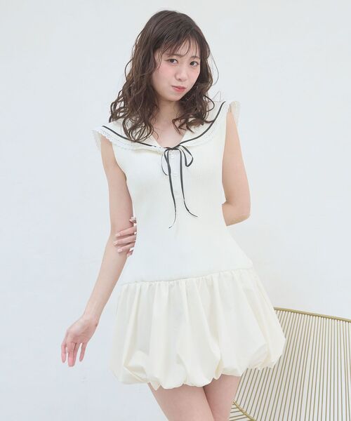 MAJESTIC LEGON（マジェスティックレゴン） ワンピース セーラーカラー