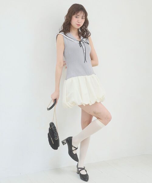 MAJESTIC LEGON（マジェスティックレゴン） ワンピース セーラーカラー