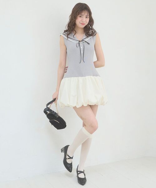 MAJESTIC LEGON（マジェスティックレゴン） ワンピース セーラーカラー