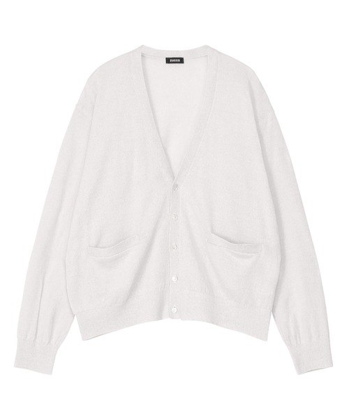カーディガン LINEN COTTON KNIT レディースの画像