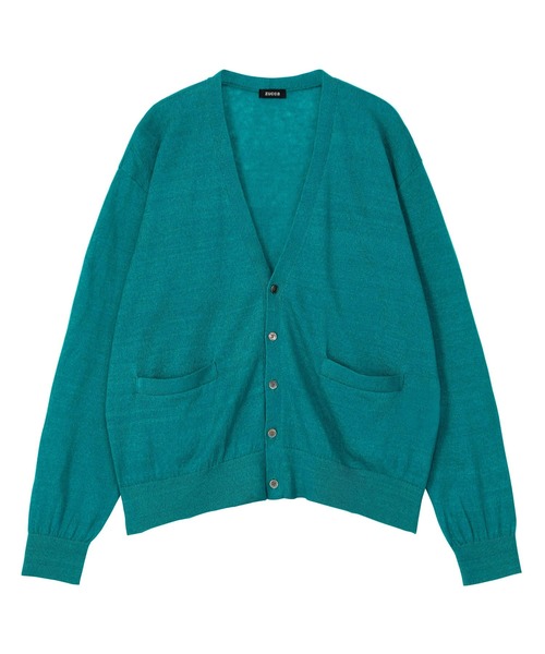 カーディガン LINEN COTTON KNIT レディースの画像