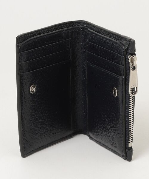 GUCCI（グッチ） GGスプリーム 二つ折り 財布 - ネイビー メンズ