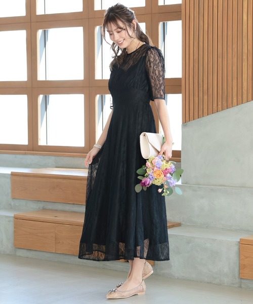 「Kana」 「Haremode」半袖ワンピース M ブラウン レディース_画像7