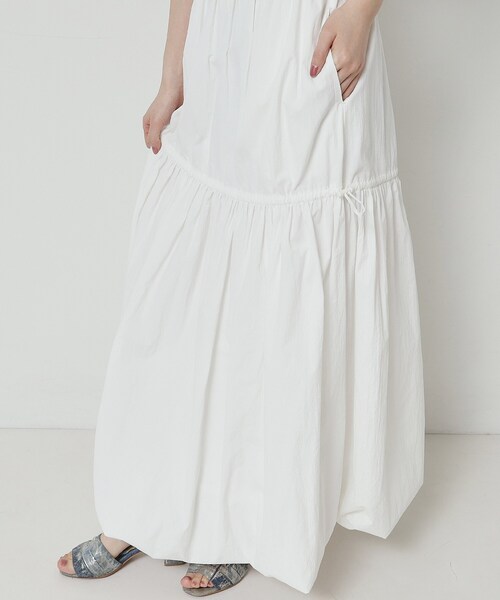 ALL NEW MART ロング スカート テックバルーンスカート : ZOZOTOWN