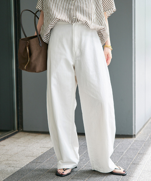 Spick＆Span（スピック アンド スパン） ワイドパンツ パンツ ライト